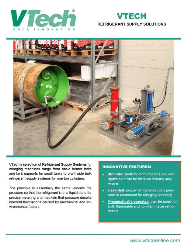 VTech Refrigerant Supply Systems