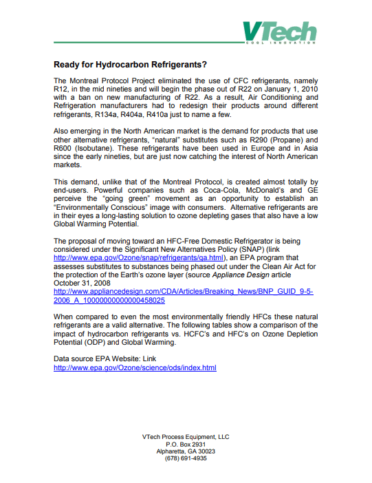 Ready For Hydrocarbon Refrigerants