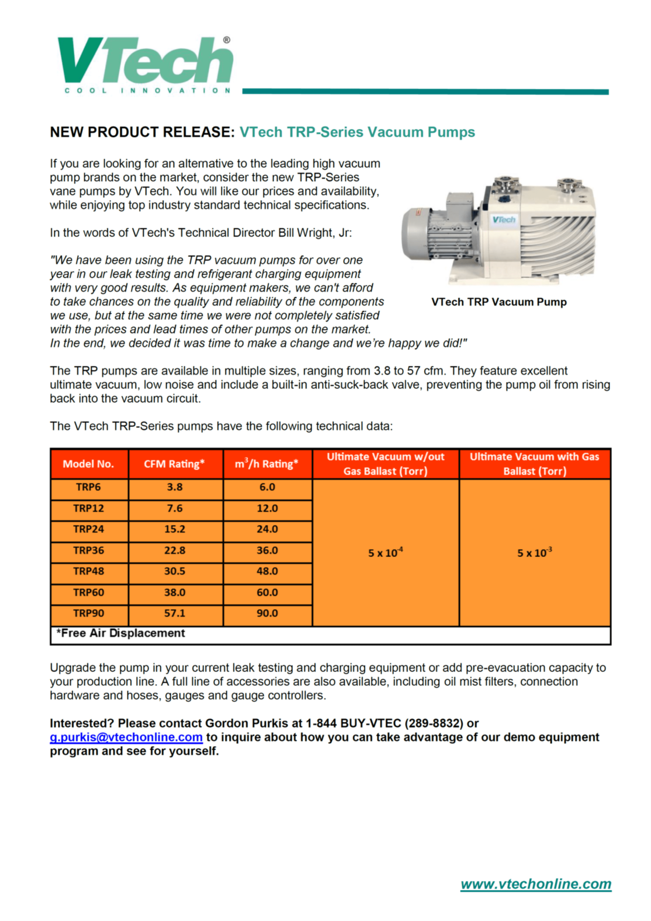 Vacuum Pumps